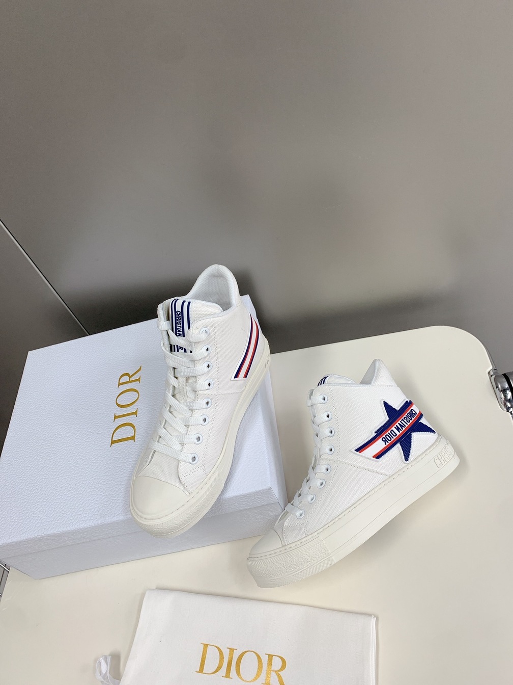 Dior Alps Sneakers Navy Blue