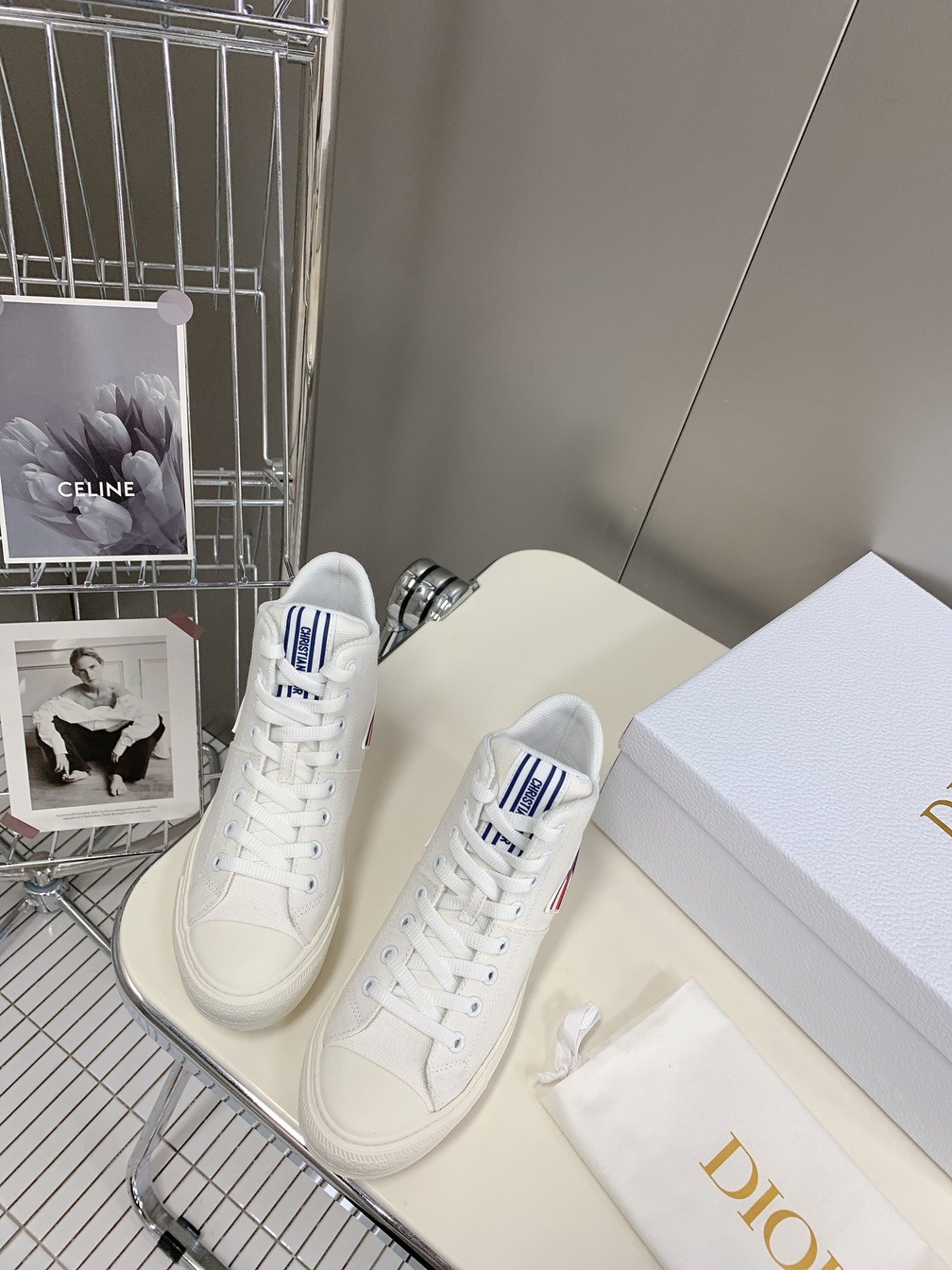 Dior Alps Sneakers Navy Blue