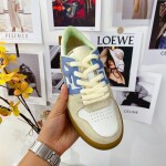 Fendi Sneakers Velvet Blue Beige Ss2022
