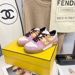 Fendi Sneakers Velvet Pinkxorange Ss2022