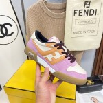 Fendi Sneakers Velvet Pinkxorange Ss2022