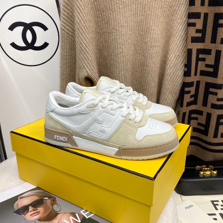 Fendi Sneakers Velvet White Ss2022