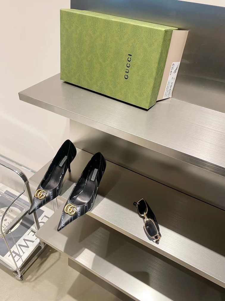 Guccixbalen Heels Black Ss2022