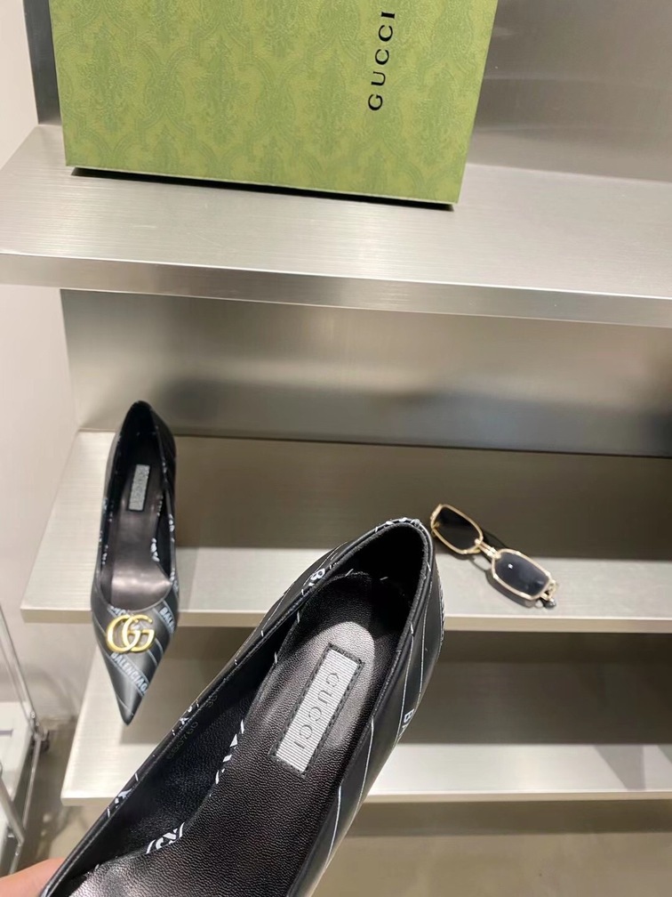 Guccixbalen Heels Black Ss2022