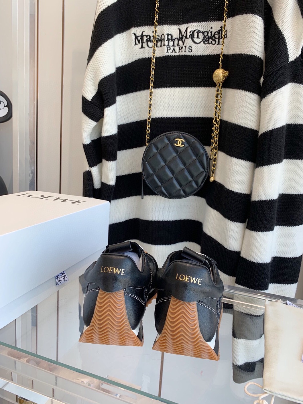 Loewe Sneakers Black Brown Ss2022