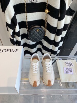 Loewe Sneakers White Brown Ss2022