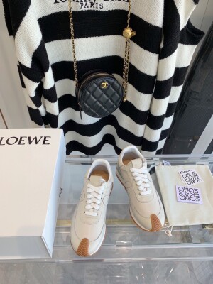 Loewe Sneakers White Brown Ss2022