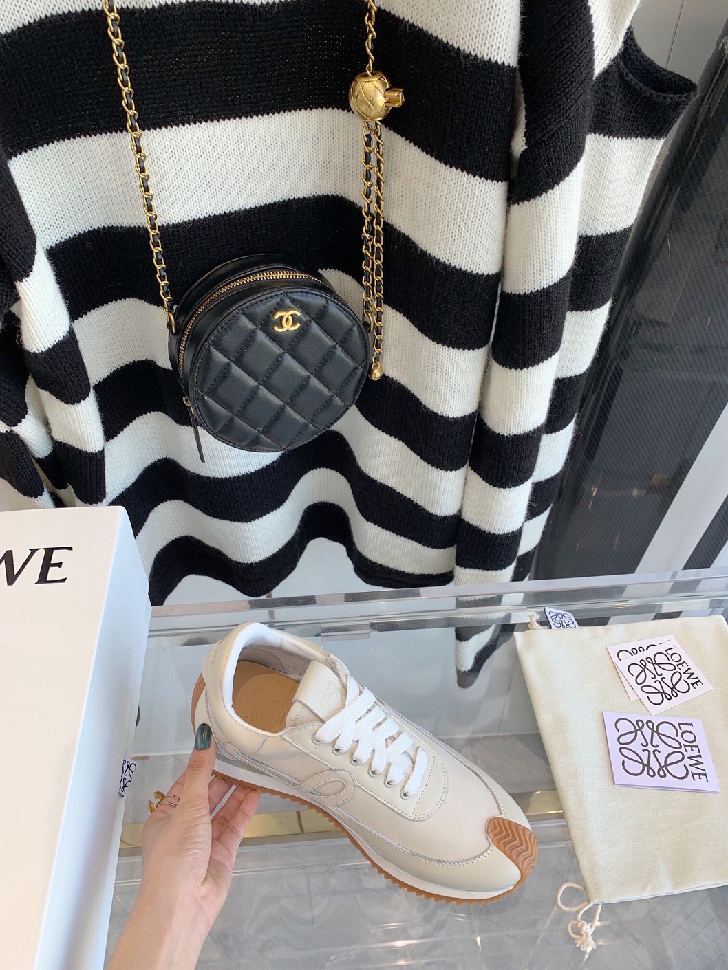 Loewe Sneakers White Brown Ss2022