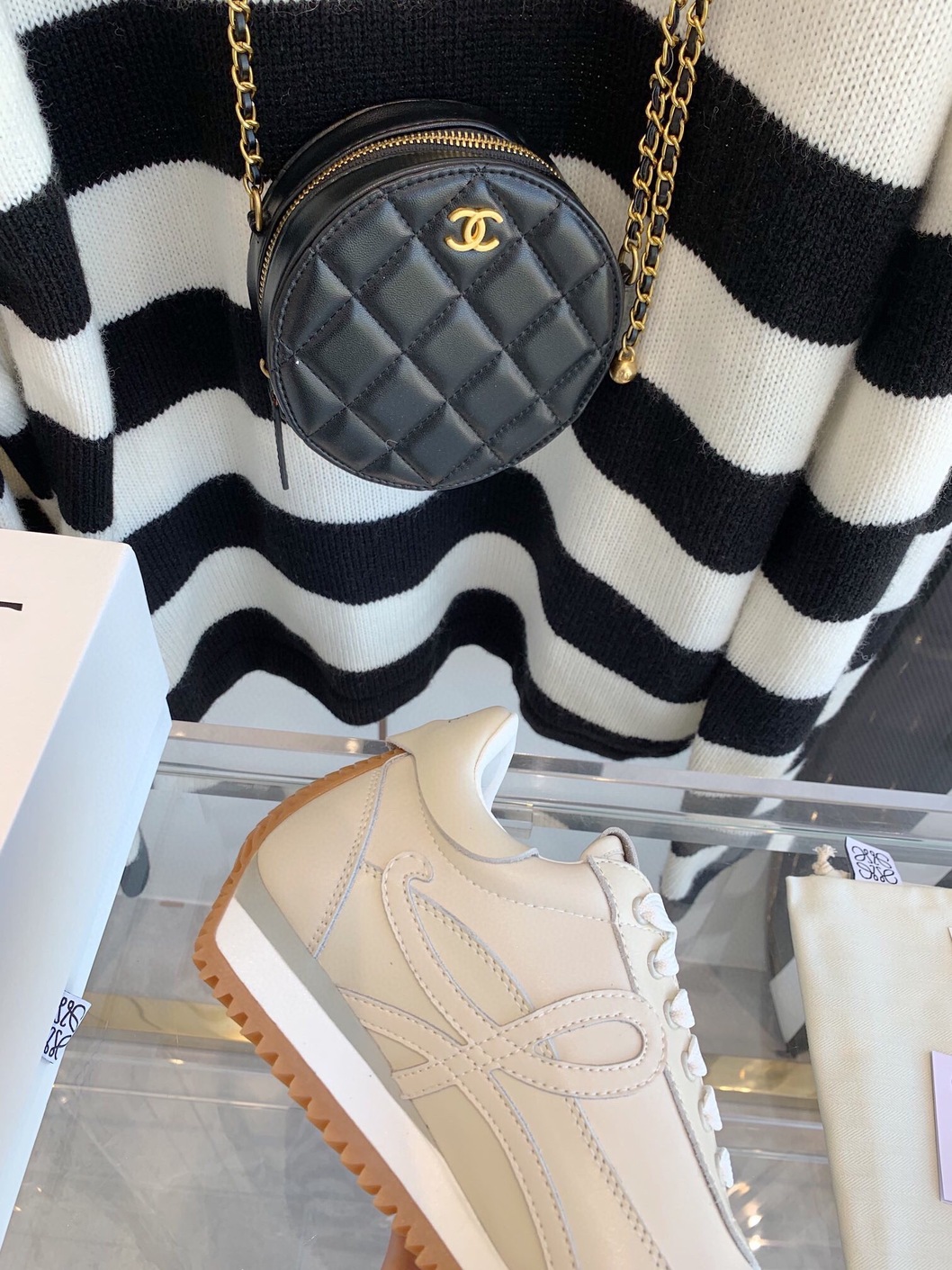 Loewe Sneakers White Brown Ss2022