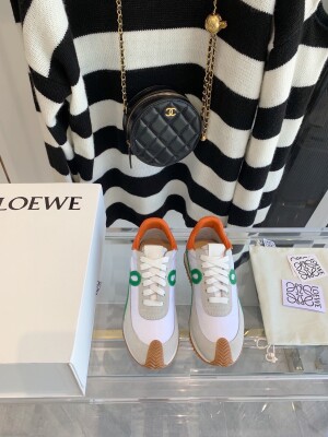 Loewe Sneakers White Green Ss2022