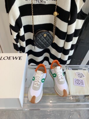 Loewe Sneakers White Green Ss2022