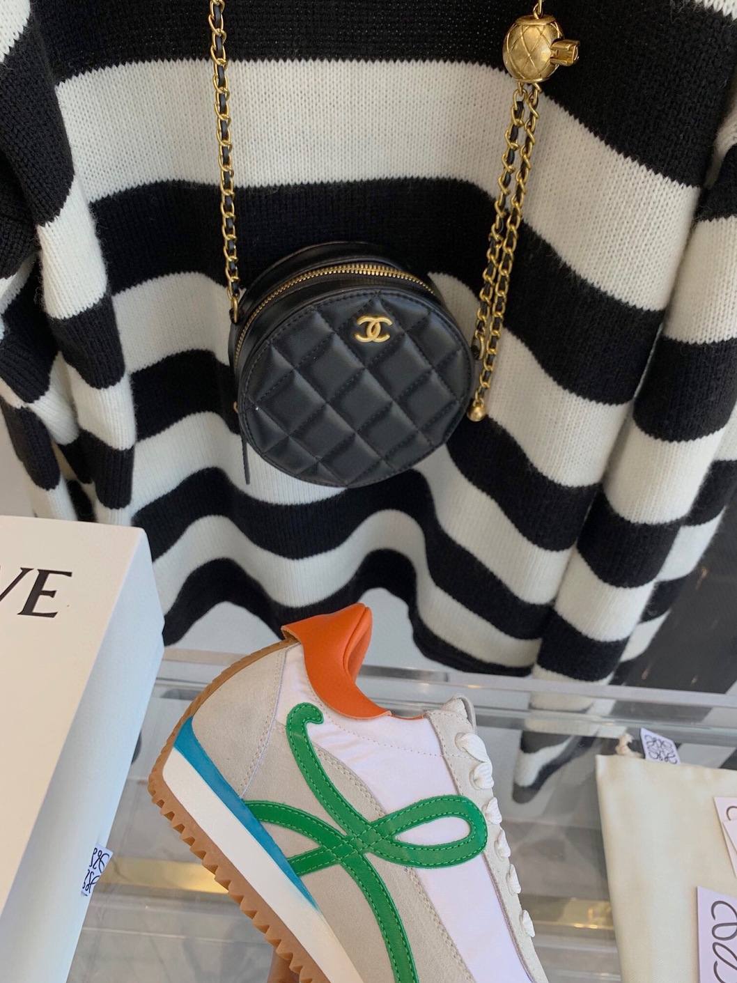 Loewe Sneakers White Green Ss2022
