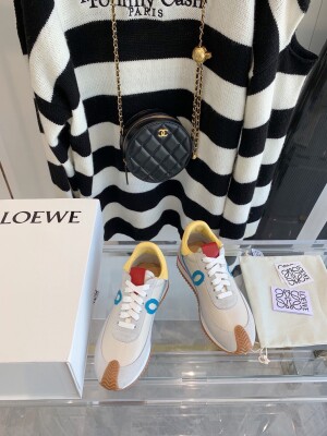 Loewe Sneakers White Yellow Ss2022