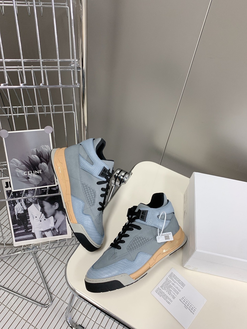 Maison Sneakers Blue Beige Ss2022