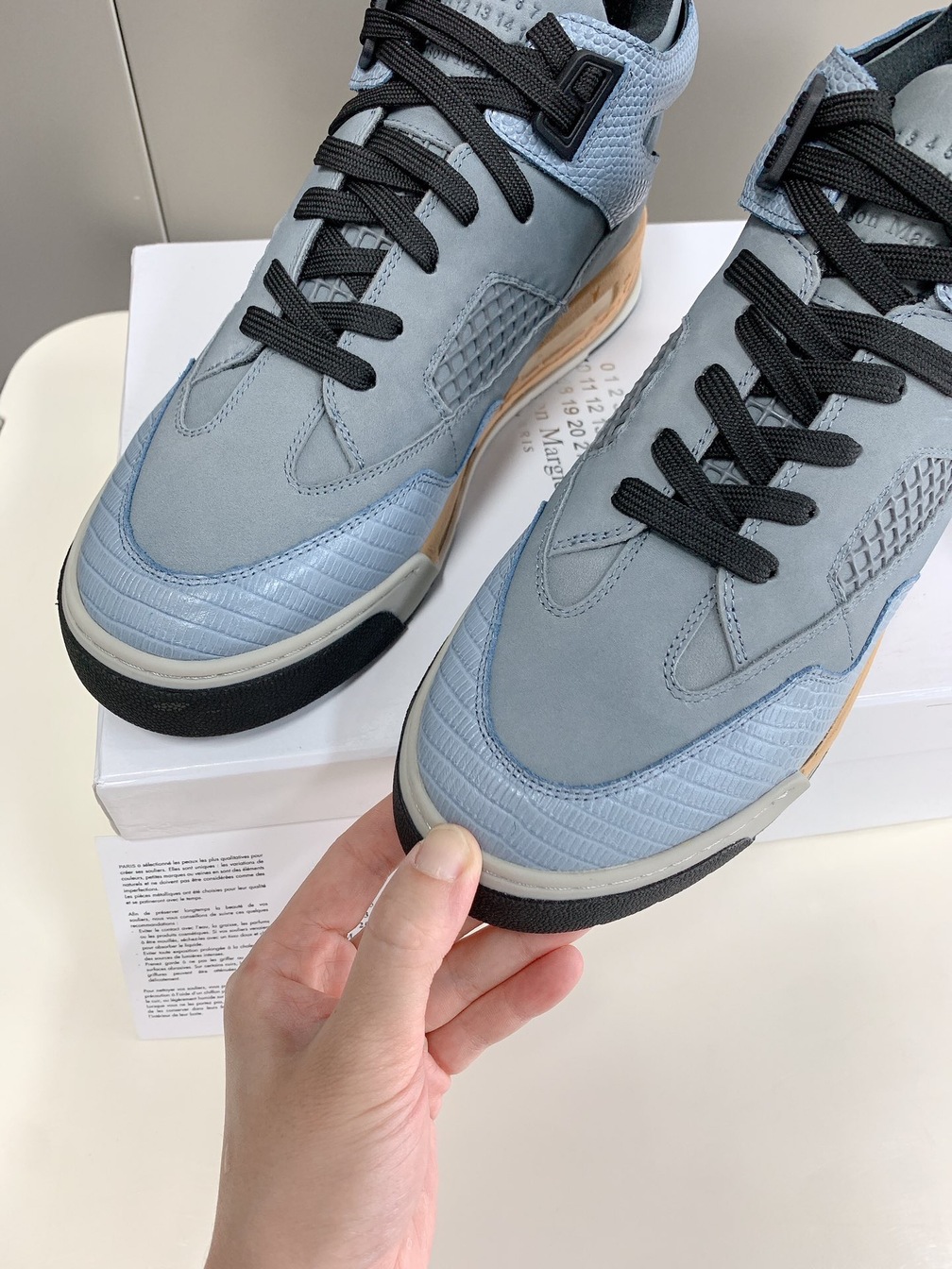Maison Sneakers Blue Beige Ss2022