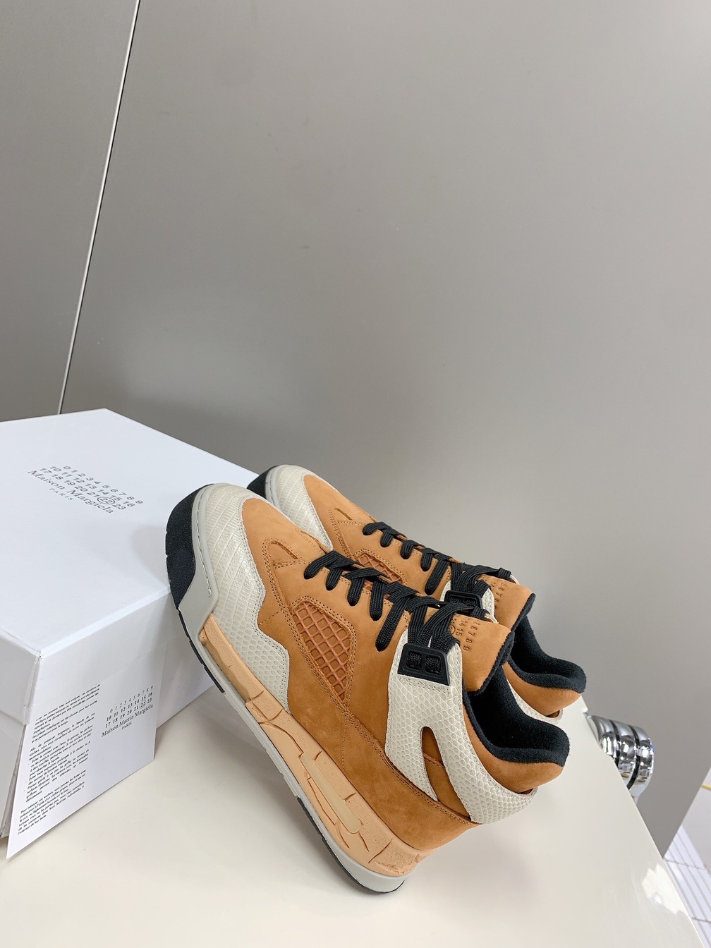 Maison Sneakers Brown Beige Ss2022
