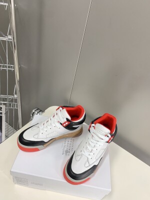 Maison Sneakers Red Beige Ss2022