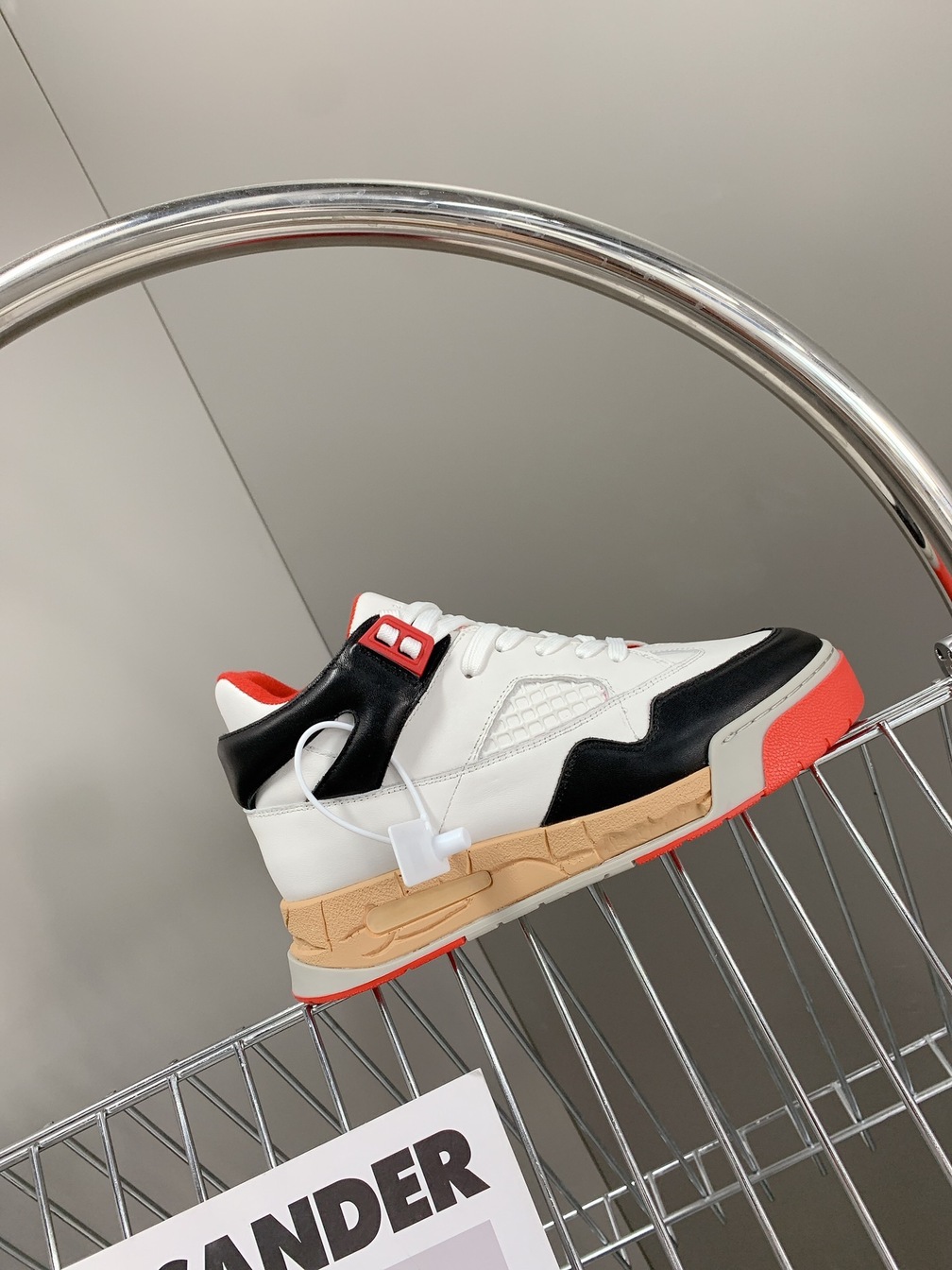 Maison Sneakers Red Beige Ss2022