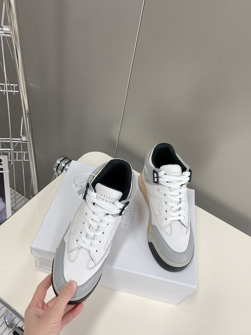 Maison Sneakers White Beige Ss2022