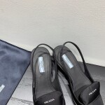 Prada Pump Heels All Black Ss2022