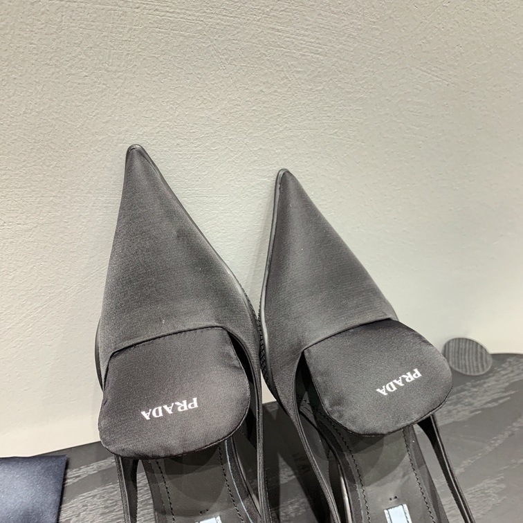 Prada Pump Heels All Black Ss2022