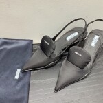 Prada Pump Heels All Black Ss2022