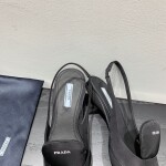 Prada Pump Heels All Black Ss2022