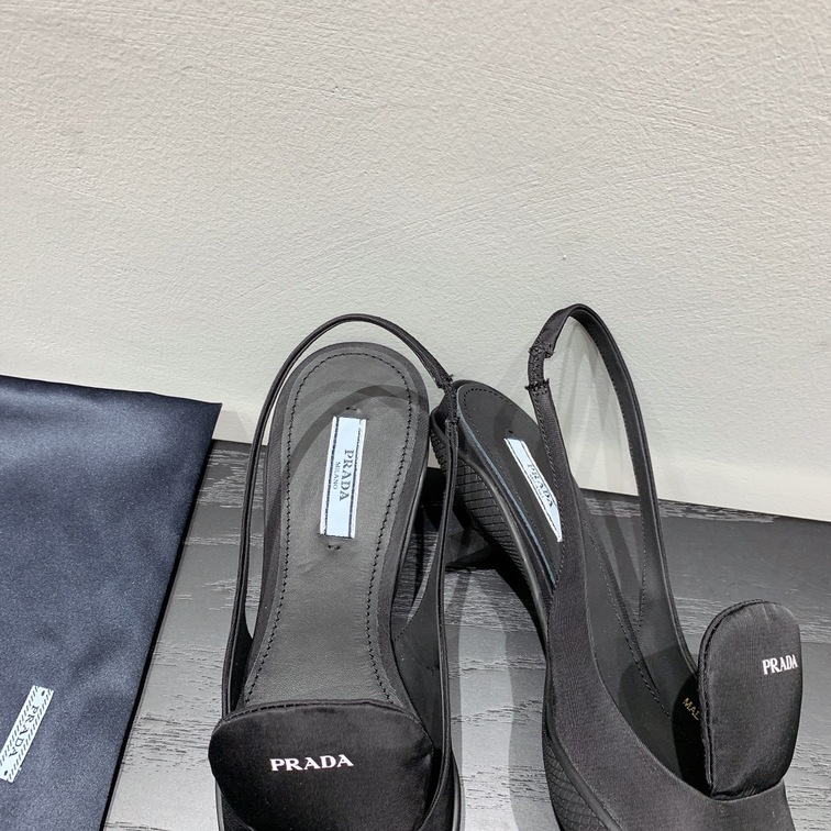 Prada Pump Heels All Black Ss2022