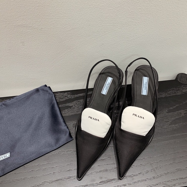 Prada Pump Heels Black Ss2022