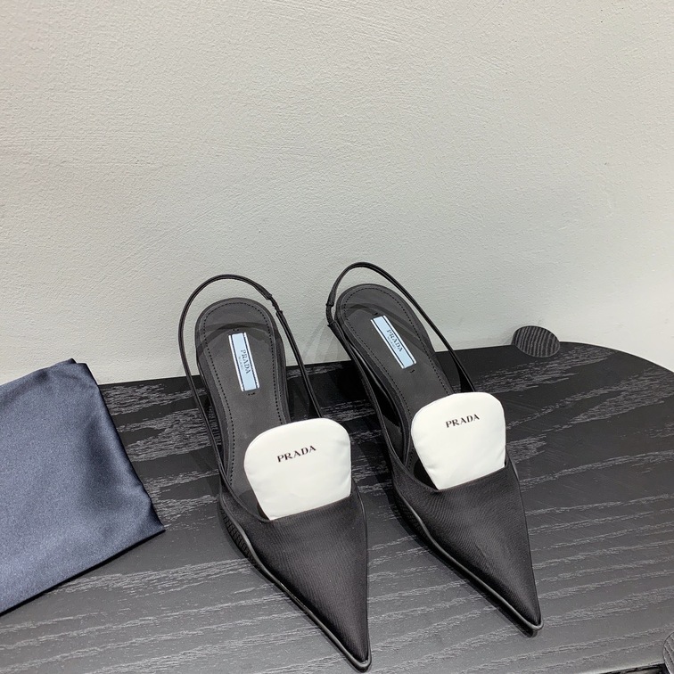 Prada Pump Heels Black Ss2022