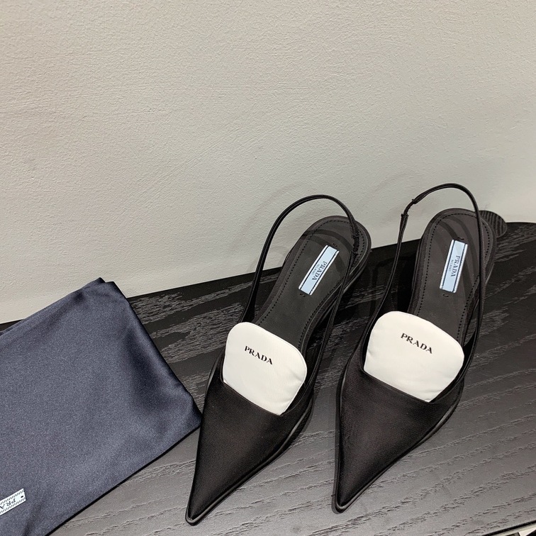 Prada Pump Heels Black Ss2022