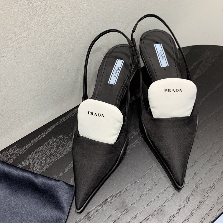 Prada Pump Heels Black Ss2022