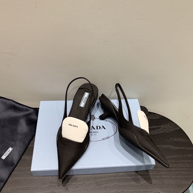Prada Pump Heels Black Ss2022