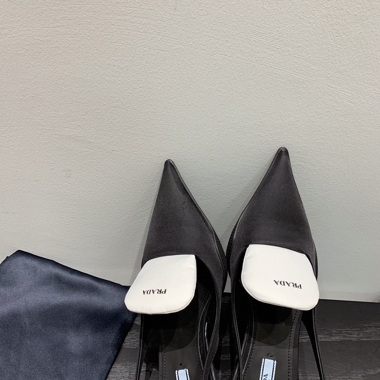 Prada Pump Heels Black Ss2022