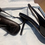 Prada Pump Heels Leather Black Ss2022