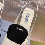 Prada Pump Heels Leather White Ss2022