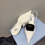 Prada Pump Heels White Ss2022