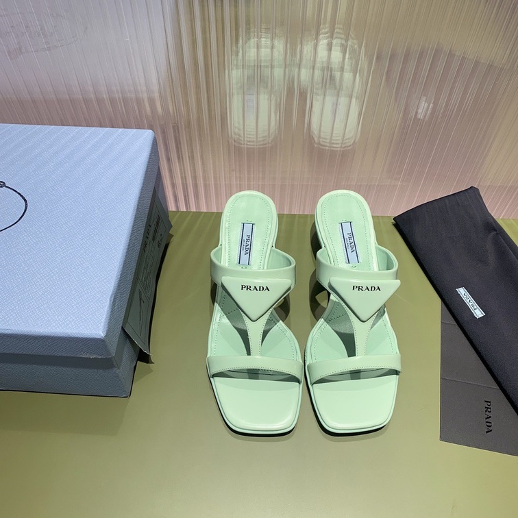 Sandal Prada Pump Green Ss2022
