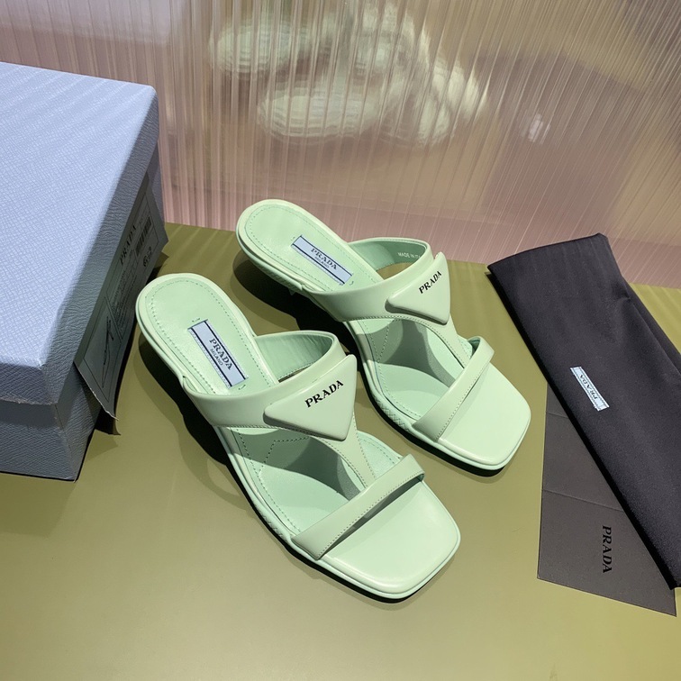Sandal Prada Pump Green Ss2022