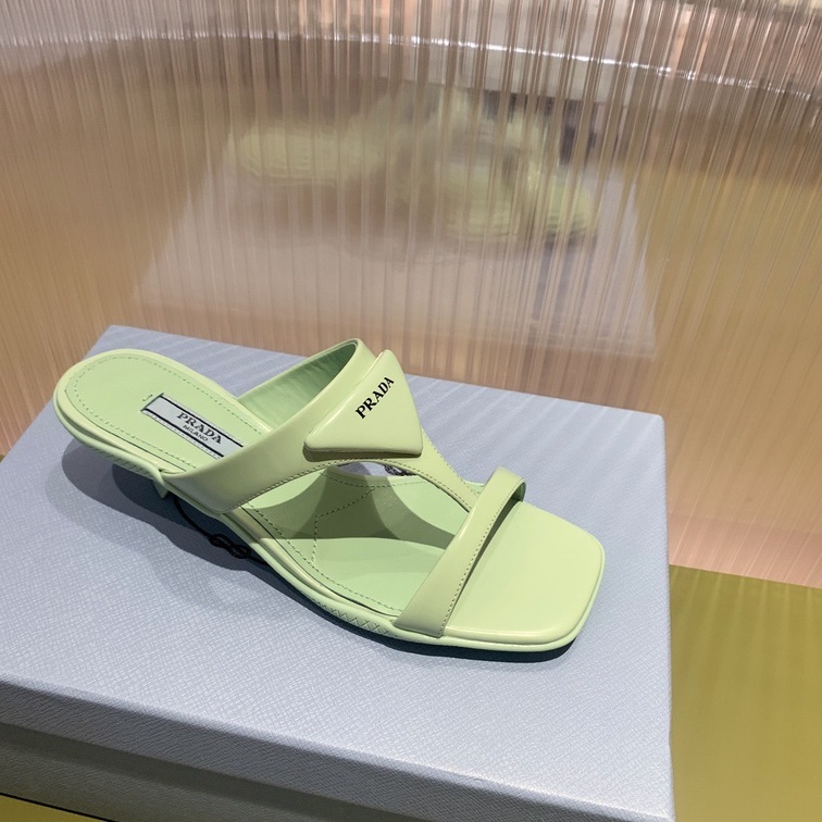 Sandal Prada Pump Green Ss2022