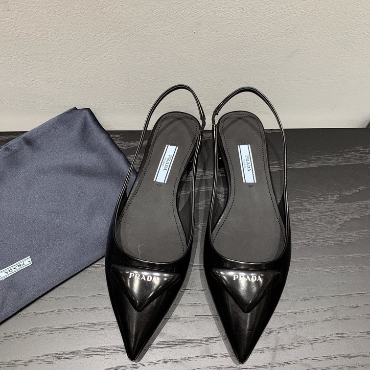 Sandal Prada Pump Heels Black Ss2022
