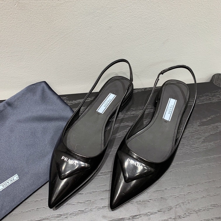 Sandal Prada Pump Heels Black Ss2022