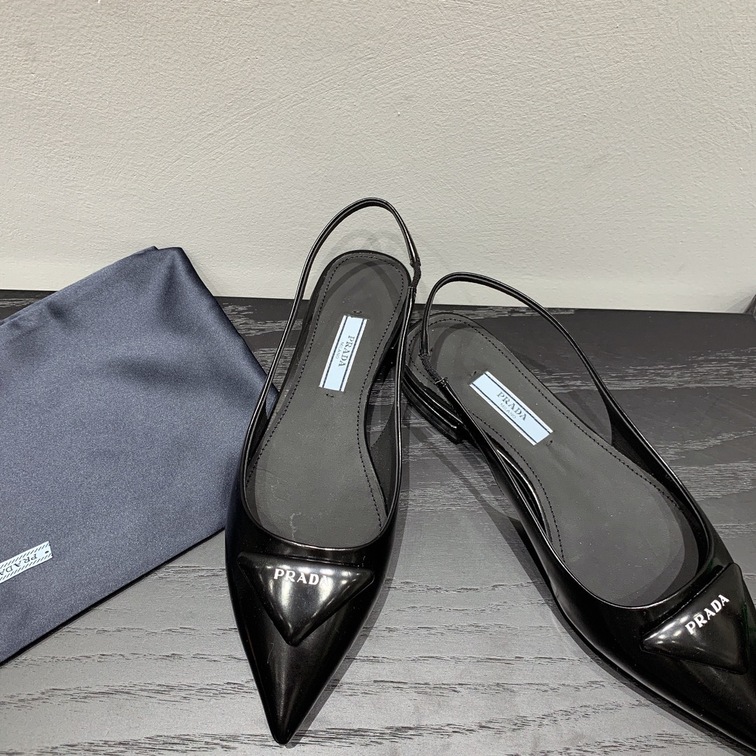 Sandal Prada Pump Heels Black Ss2022