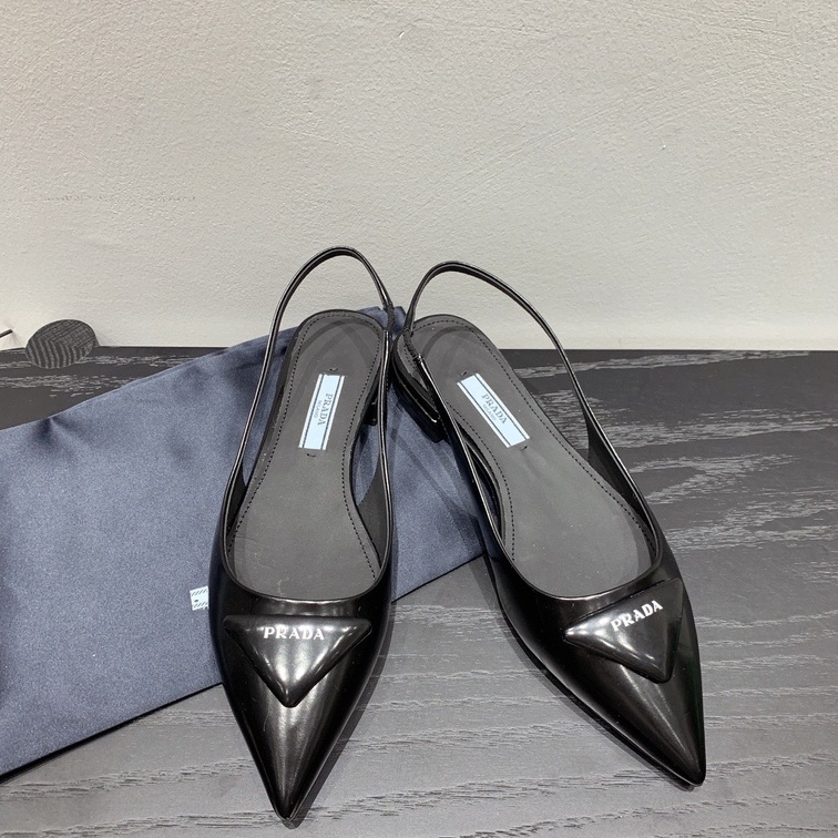 Sandal Prada Pump Heels Black Ss2022