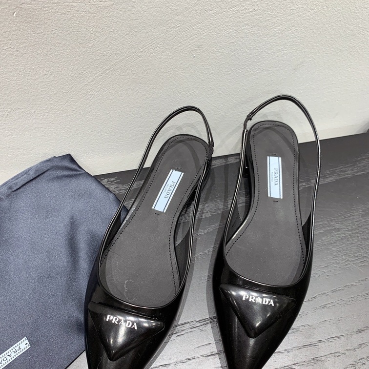 Sandal Prada Pump Heels Black Ss2022