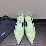 Sandal Prada Pump Heels Green Ss2022