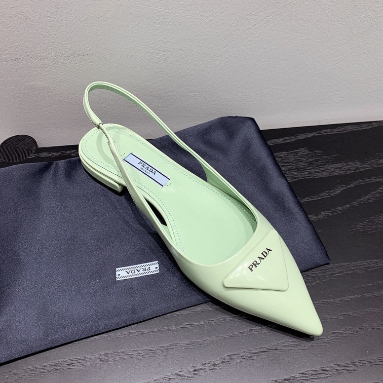 Sandal Prada Pump Heels Green Ss2022