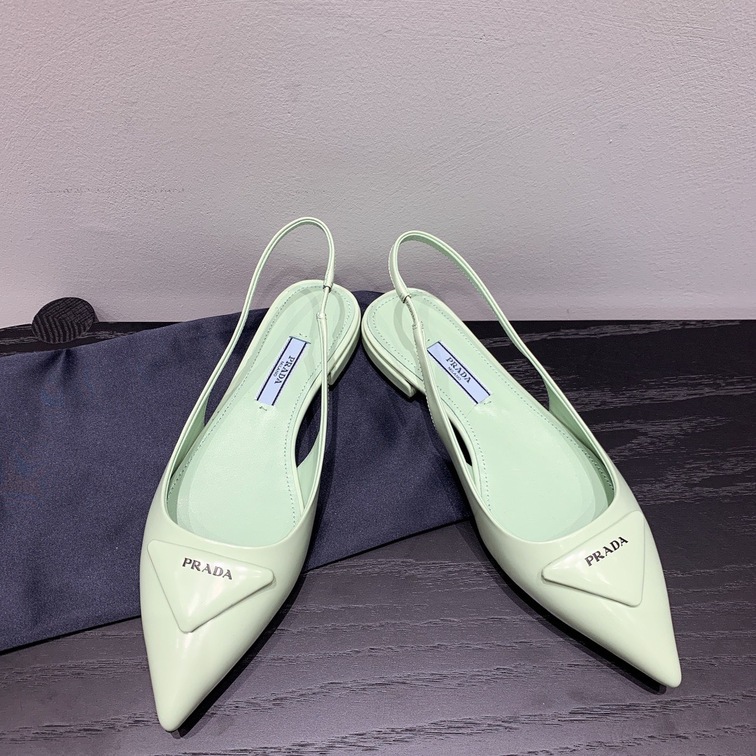 Sandal Prada Pump Heels Green Ss2022