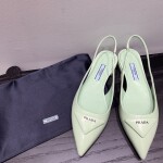 Sandal Prada Pump Heels Green Ss2022