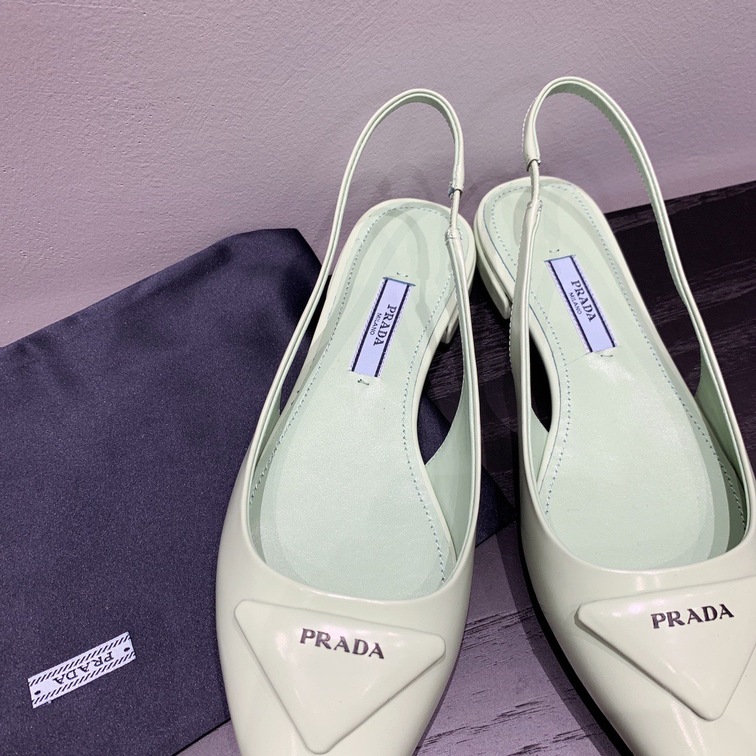 Sandal Prada Pump Heels Green Ss2022